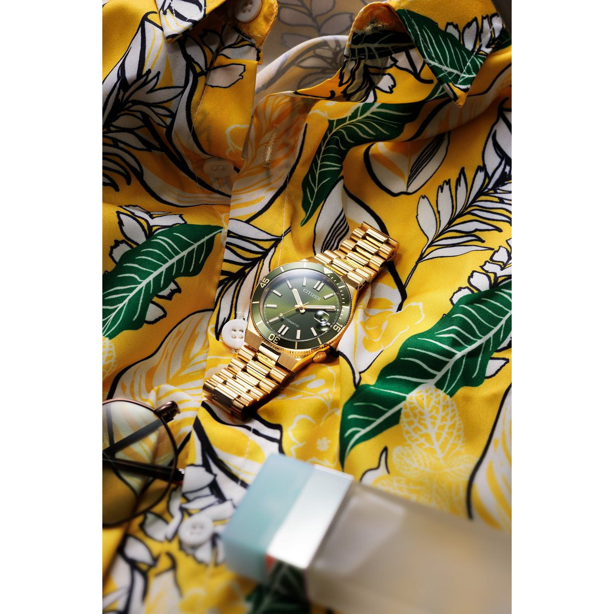 シチズンコレクション CITIZEN COLLECTION メカニカル 自動巻き 機械式 腕時計 メンズ NJ0232-53X TSUYOSA Shore モスグリーン【2026 新作】
