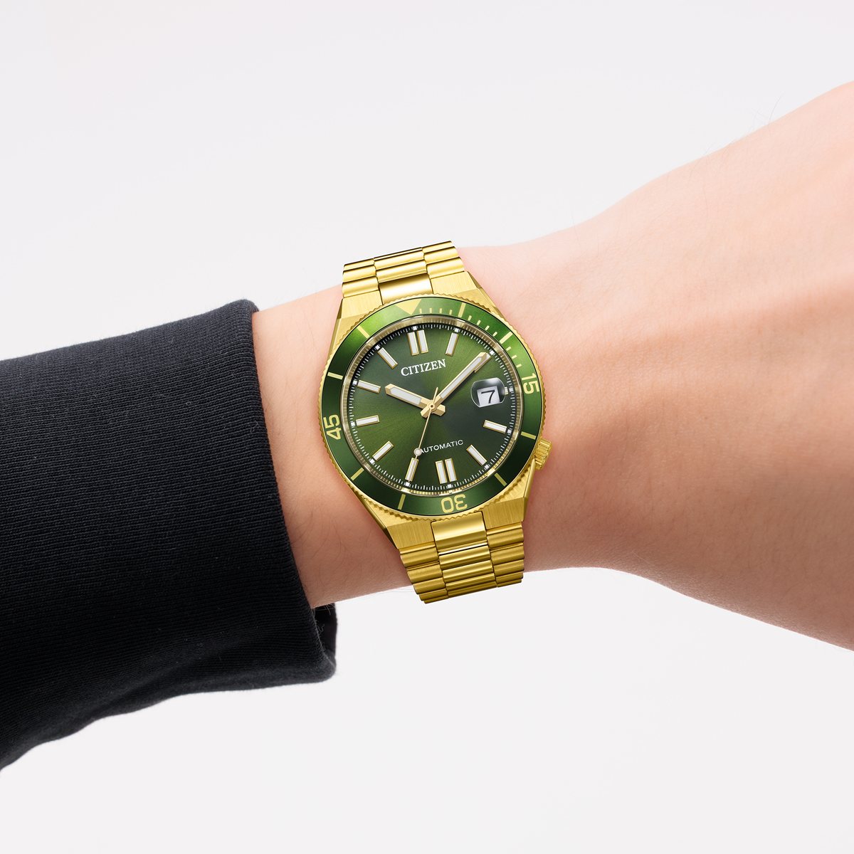 シチズンコレクション CITIZEN COLLECTION メカニカル 自動巻き 機械式 腕時計 メンズ NJ0232-53X TSUYOSA Shore モスグリーン【2026 新作】