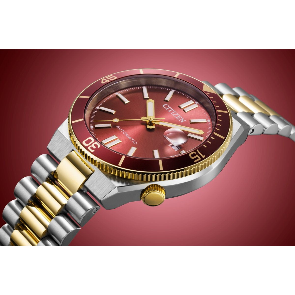 シチズンコレクション CITIZEN COLLECTION メカニカル 自動巻き 機械式 腕時計 メンズ NJ0234-58X TSUYOSA Shore コーラルレッド【2026 新作】