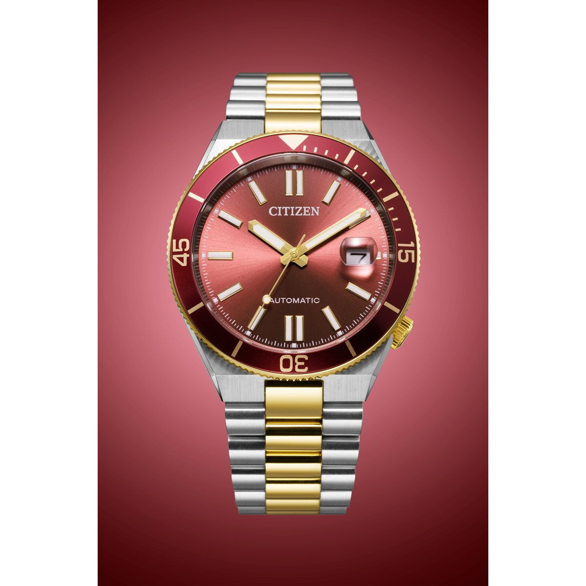 シチズンコレクション CITIZEN COLLECTION メカニカル 自動巻き 機械式 腕時計 メンズ NJ0234-58X TSUYOSA Shore コーラルレッド【2026 新作】
