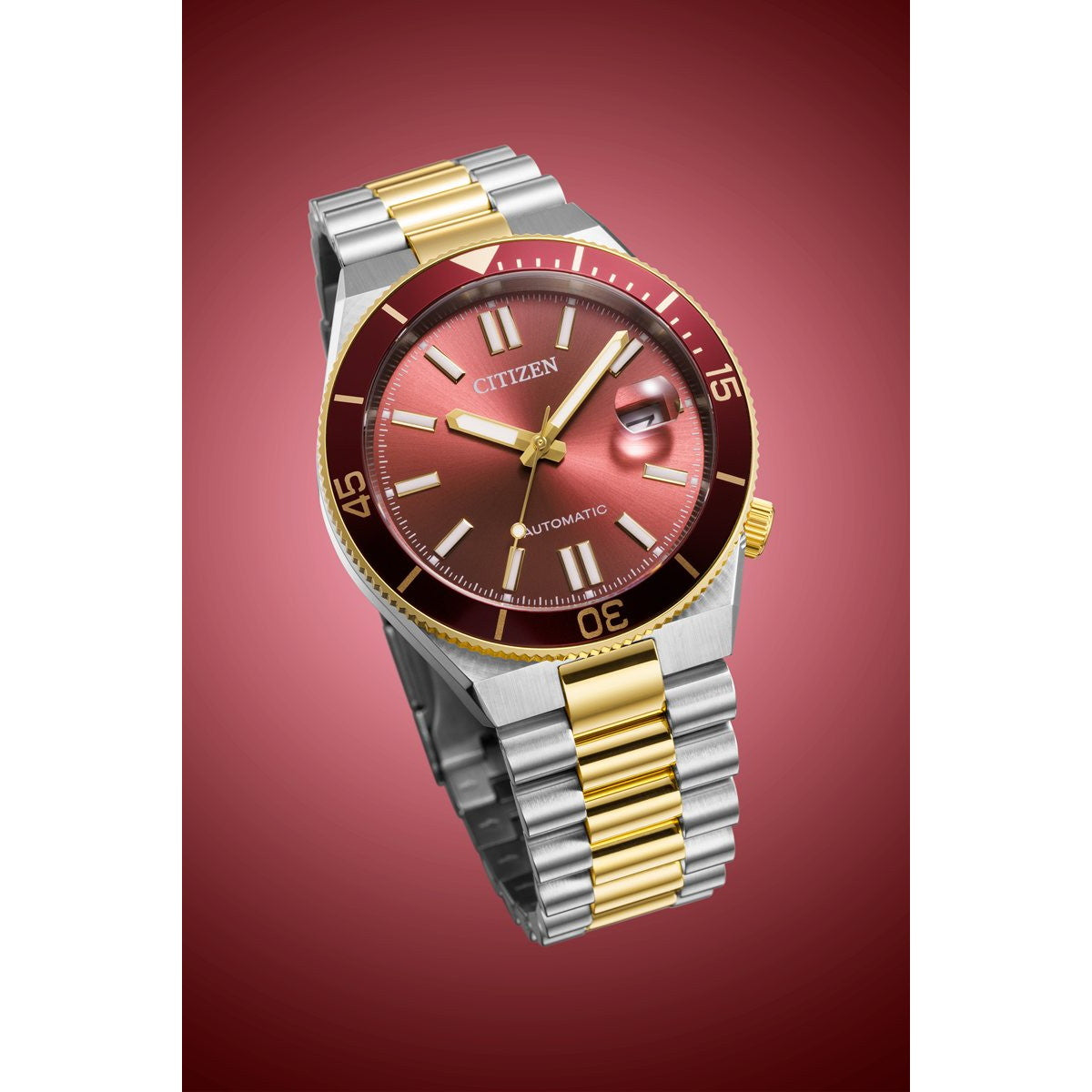 シチズンコレクション CITIZEN COLLECTION メカニカル 自動巻き 機械式 腕時計 メンズ NJ0234-58X TSUYOSA Shore コーラルレッド【2026 新作】