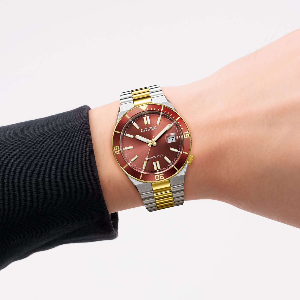 シチズンコレクション CITIZEN COLLECTION メカニカル 自動巻き 機械式 腕時計 メンズ NJ0234-58X TSUYOSA Shore コーラルレッド【2026 新作】