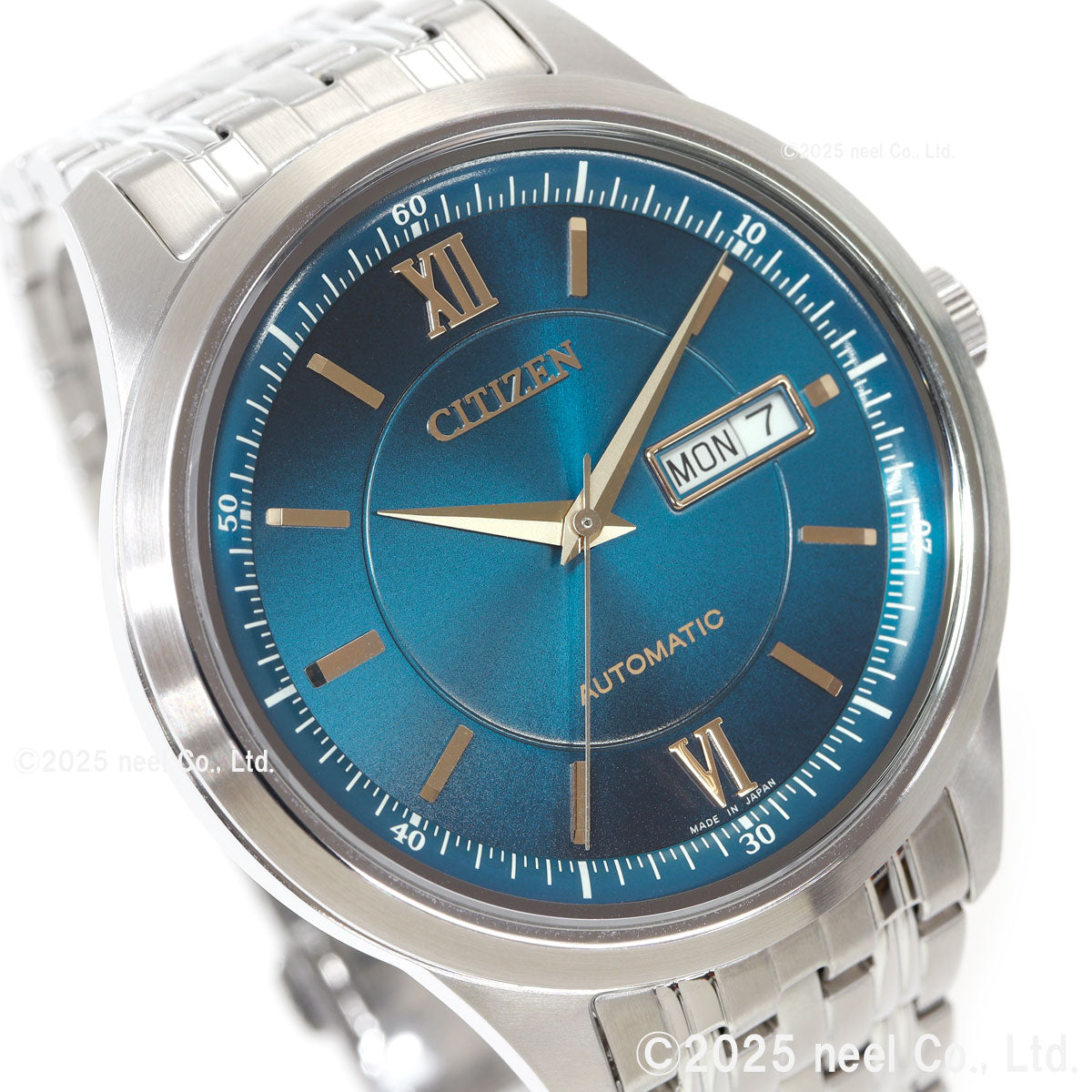 シチズンコレクション CITIZEN COLLECTION メカニカル 自動巻き 機械式 オープンハート 金碧珠 限定モデル 腕時計 メンズ NY4050-71L