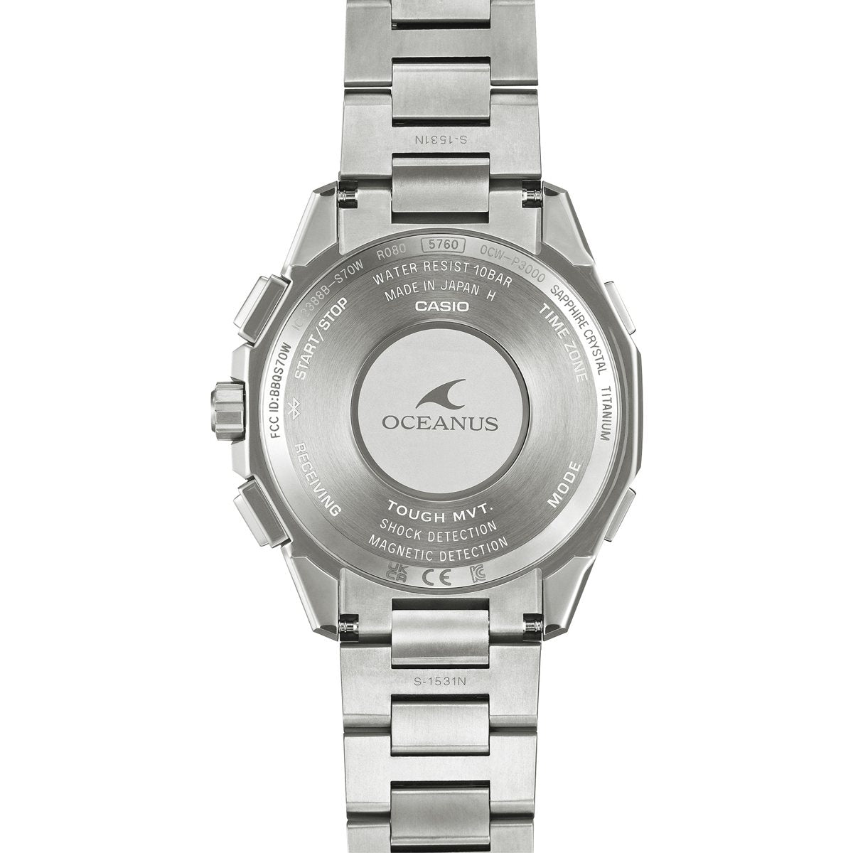 オシアナス CACHALOT カシャロ 電波 ソーラー 腕時計 メンズ OCW-P3000-2AJF タフソーラー CASIO OCEANUS カシオ 日本製 Premium Production Line【2026 新作】