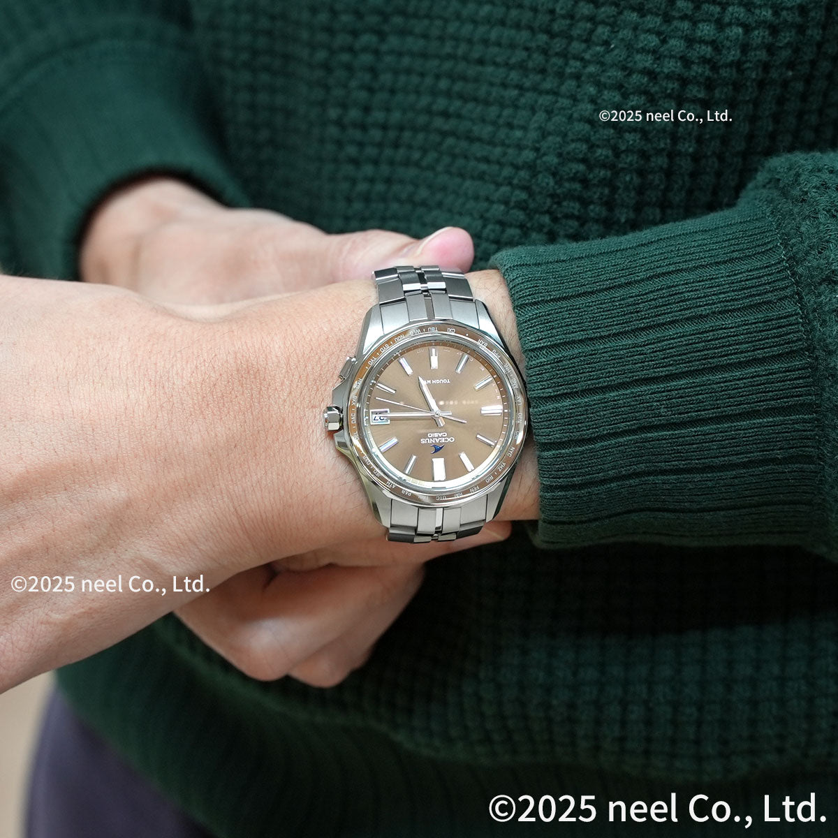 オシアナス Manta マンタ OCW-S400A-5AJF メンズ 腕時計 電波ソーラー タフソーラー CASIO カシオ 日本製 Premium Production Line
