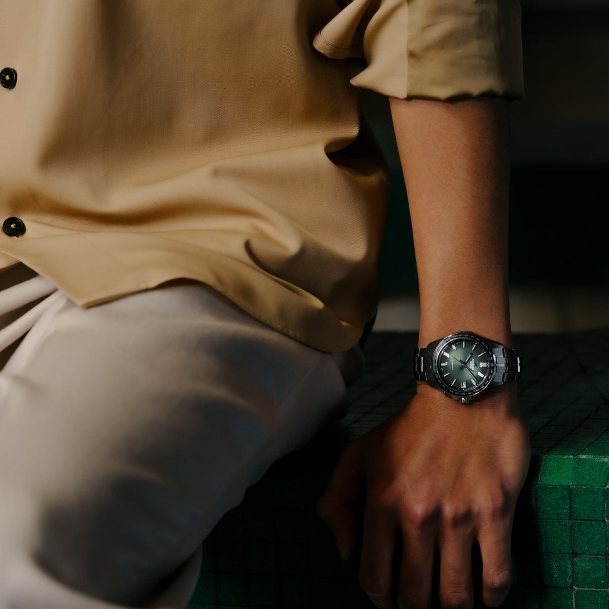 オシアナス Manta マンタ OCW-S400RA-3AJF メンズ 腕時計 電波 ソーラー CASIO OCEANUS カシオ Premium Production Line Retro Tone Collection
