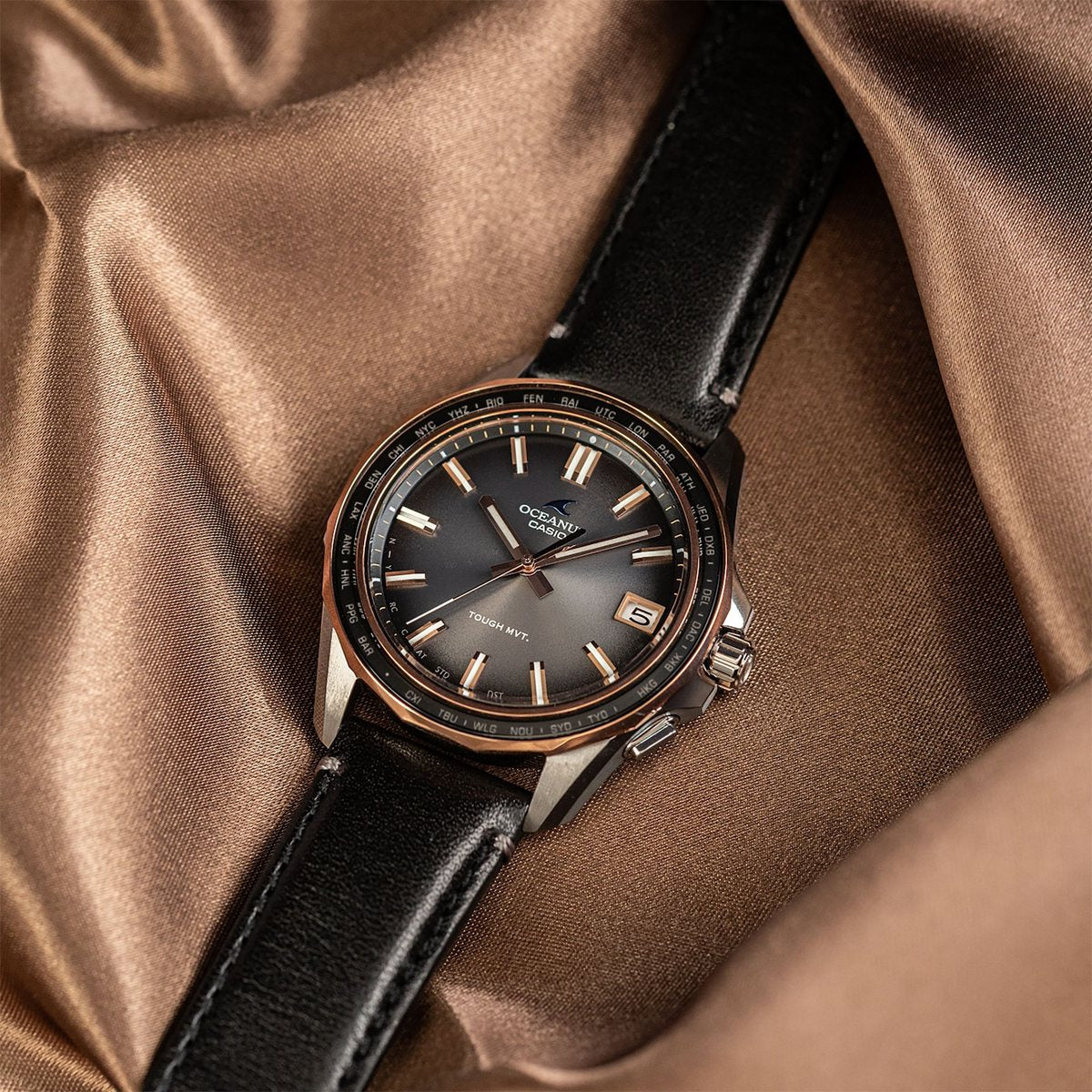 オシアナス Manta マンタ OCW-S400RL-8AJR 腕時計 電波 ソーラー CASIO OCEANUS カシオ 日本製 Premium Production Line Retro Tone Collection【2026 新作】