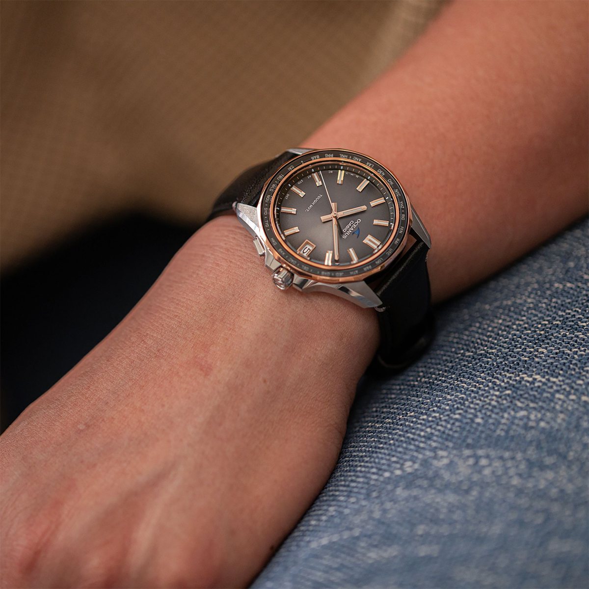 オシアナス Manta マンタ OCW-S400RL-8AJR 腕時計 電波 ソーラー CASIO OCEANUS カシオ 日本製 Premium Production Line Retro Tone Collection【2026 新作】