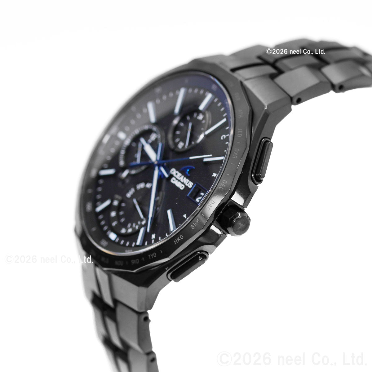カシオ オシアナス マンタ 電波 ソーラー 腕時計 メンズ タフソーラー CASIO OCEANUS Manta Premium Production Line OCW-S5000B-1AJF