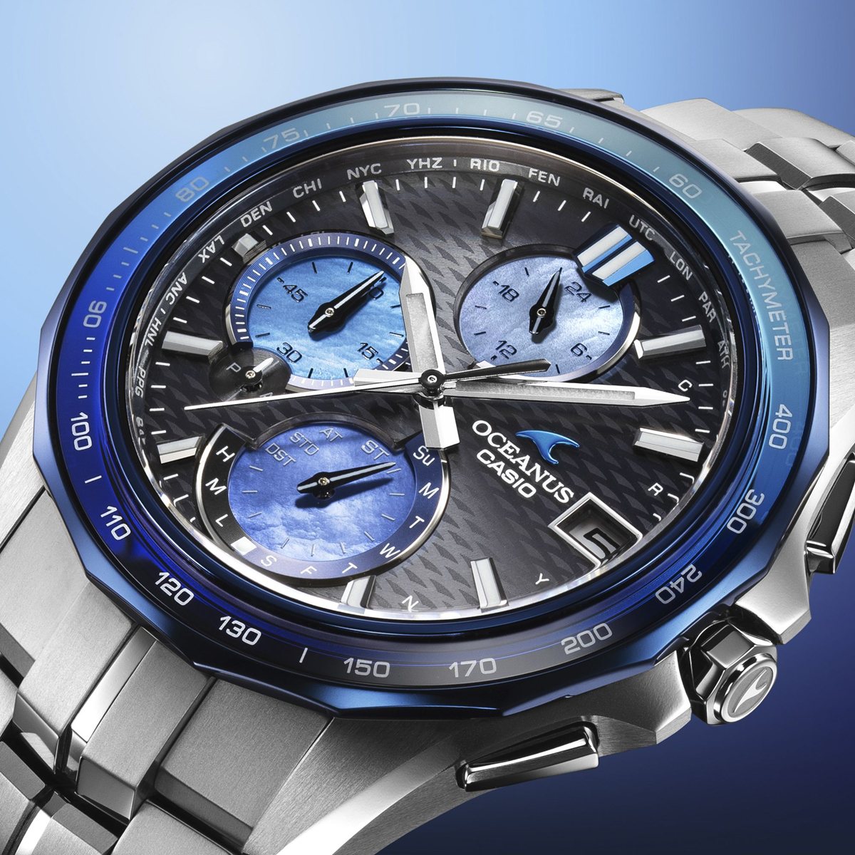 オシアナス Manta マンタ OCW-S7000AP-1AJF INDIGO OCEAN 阿波藍 限定 腕時計 電波 ソーラー CASIO OCEANUS カシオ 日本製 Premium Production Line【2026 新作】
