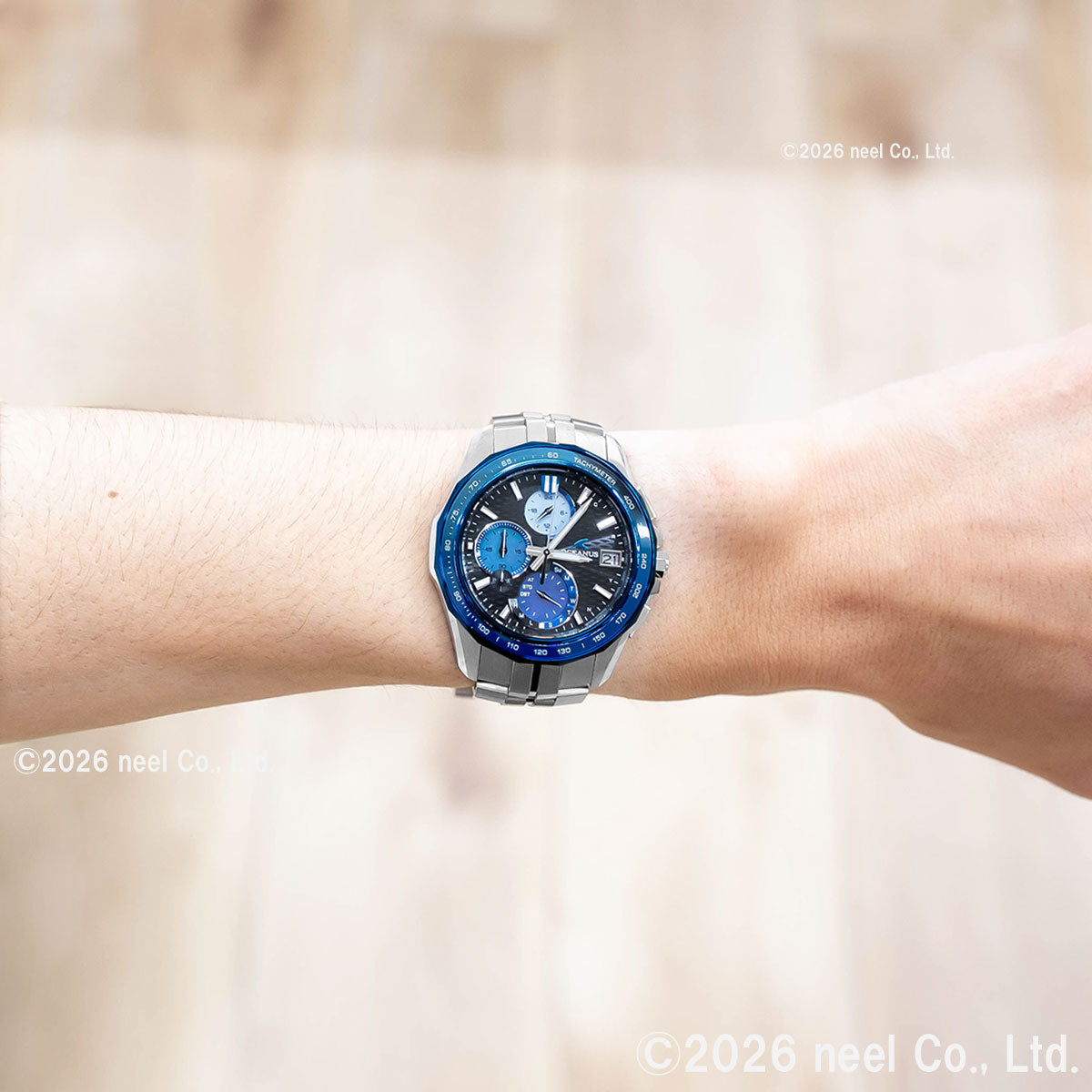 オシアナス Manta マンタ OCW-S7000AP-1AJF INDIGO OCEAN 阿波藍 限定 腕時計 電波 ソーラー CASIO OCEANUS カシオ 日本製 Premium Production Line【2026 新作】