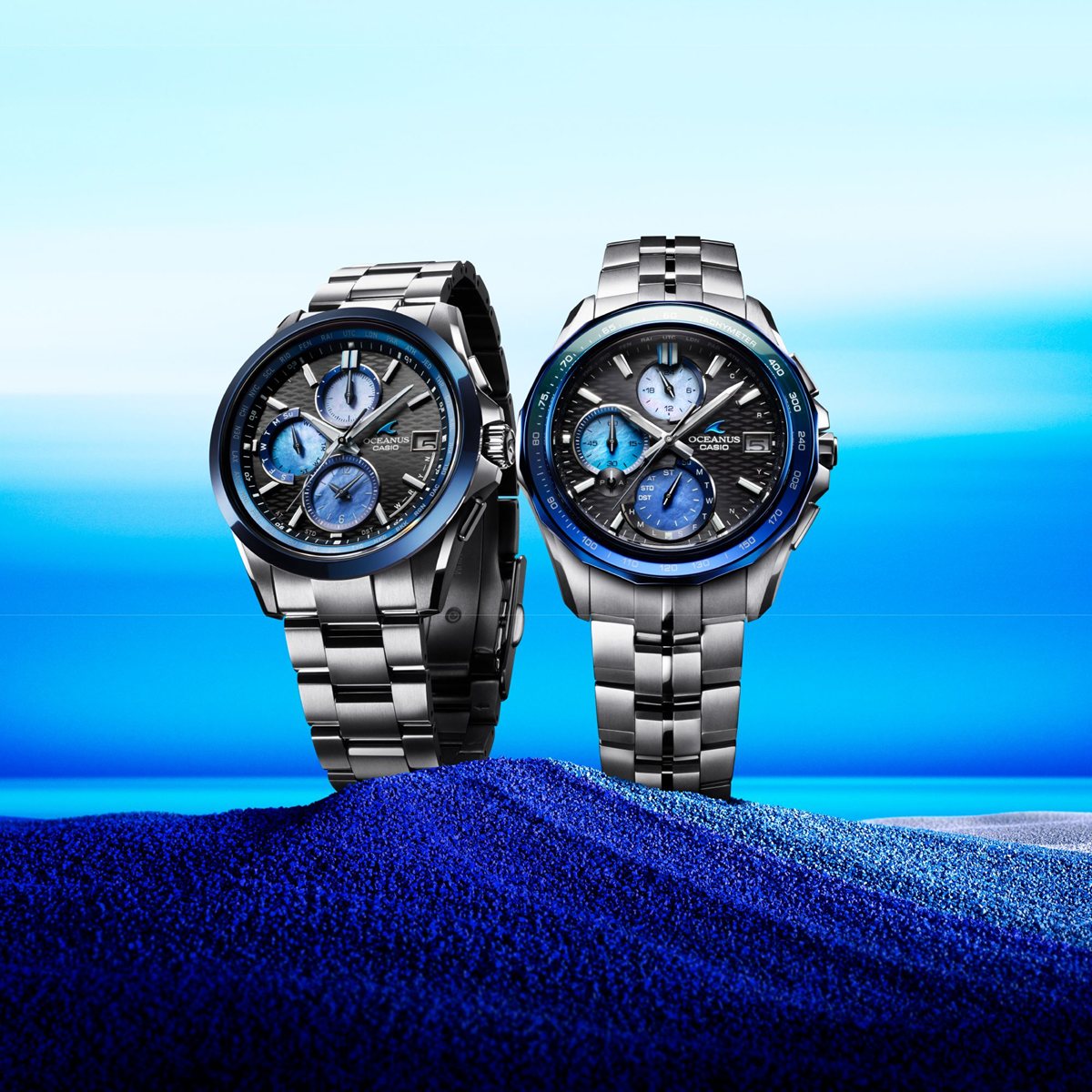 カシオ オシアナス 電波 ソーラー INDIGO OCEAN 阿波藍 限定 腕時計 メンズ CASIO OCEANUS CLASSIC LINE OCW-T2600AP-1AJF Premium Production Line【2026 新作】