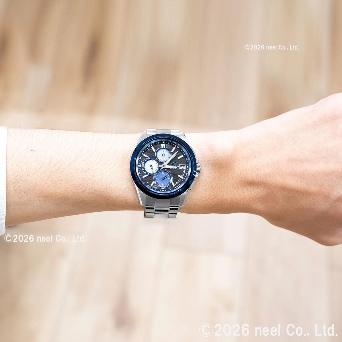カシオ オシアナス 電波 ソーラー INDIGO OCEAN 阿波藍 限定 腕時計 メンズ CASIO OCEANUS CLASSIC LINE OCW-T2600AP-1AJF Premium Production Line【2026 新作】