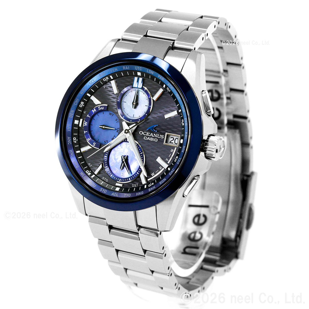 カシオ オシアナス 電波 ソーラー INDIGO OCEAN 阿波藍 限定 腕時計 メンズ CASIO OCEANUS CLASSIC LINE OCW-T2600AP-1AJF Premium Production Line【2026 新作】