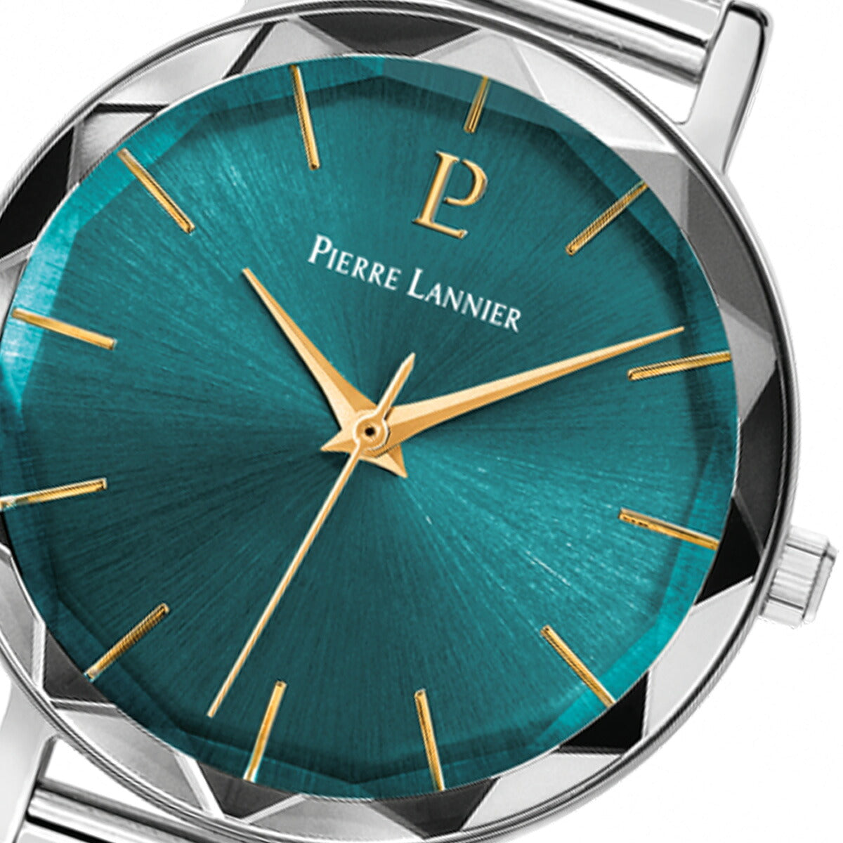 ピエールラニエ PIERRE LANNIER レディース 腕時計 クオーツ マルチプル MULTIPLES 30mm P009M671 ラウンド メッシュベルト シルバー グリーン