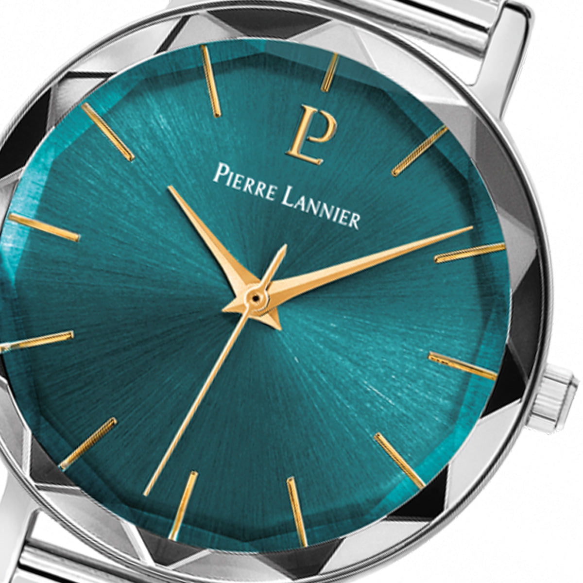 ピエールラニエ PIERRE LANNIER レディース 腕時計 クオーツ マルチプル MULTIPLES 30mm P009M671 ラウンド メッシュベルト シルバー グリーン
