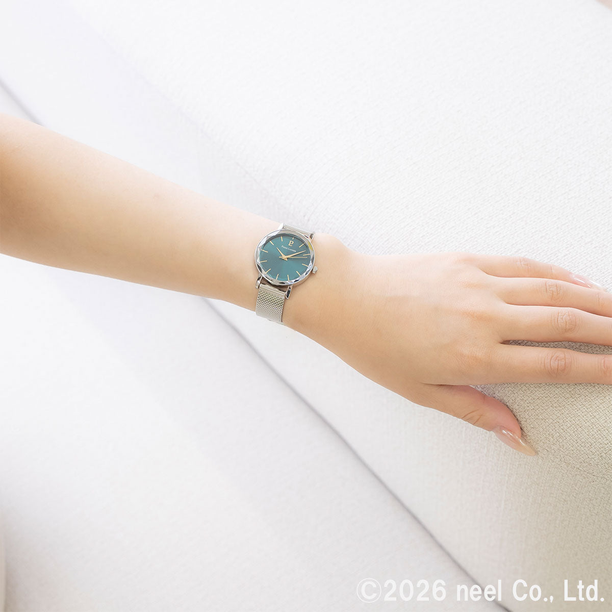ピエールラニエ PIERRE LANNIER レディース 腕時計 クオーツ マルチプル MULTIPLES 30mm P009M671 ラウンド メッシュベルト シルバー グリーン