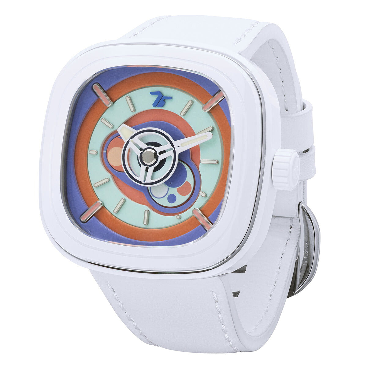 セブンフライデー SEVENFRIDAY Bubble Gum 腕時計 メンズ 自動巻き P1C/06【60回分割手数料無料！】