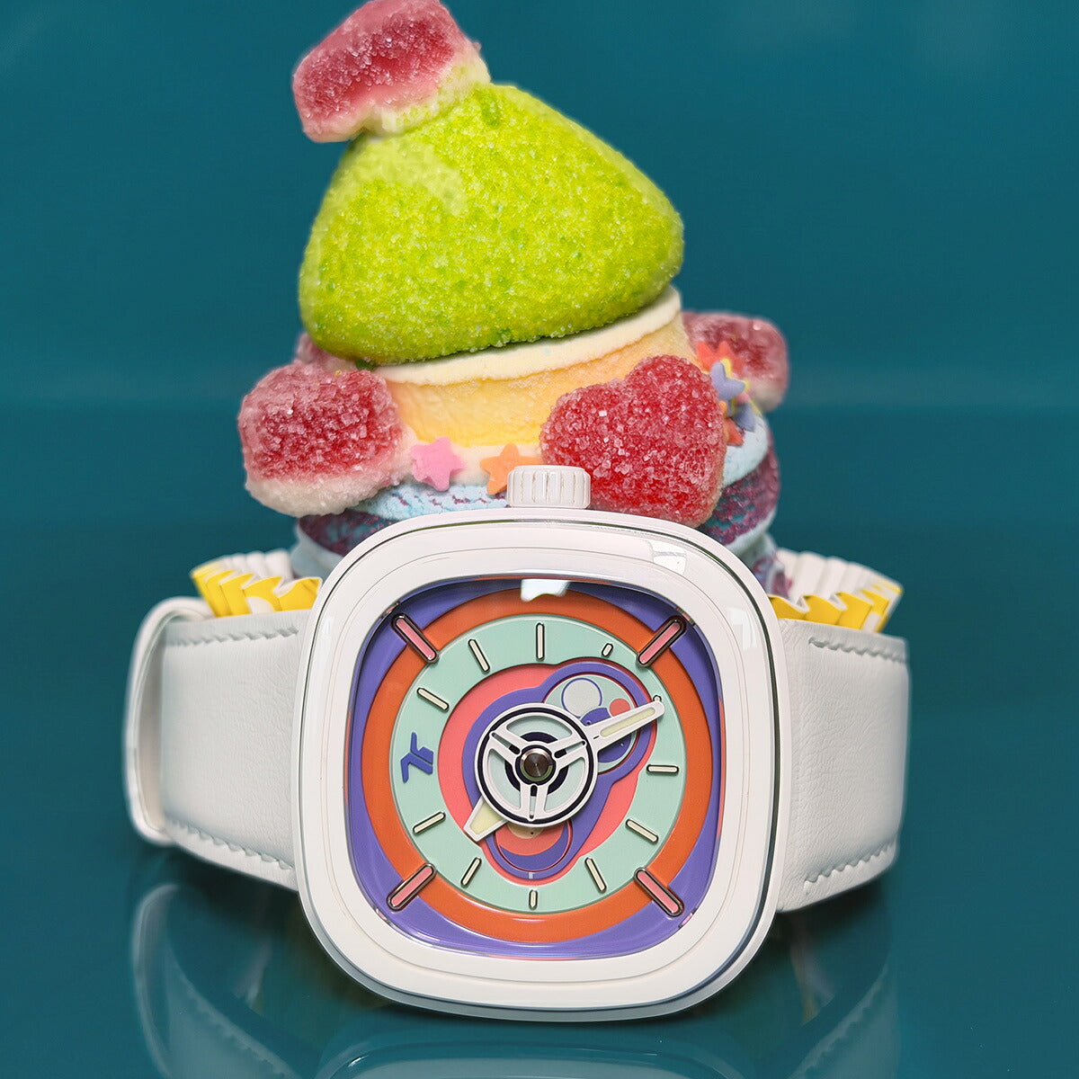 セブンフライデー SEVENFRIDAY Bubble Gum 腕時計 メンズ 自動巻き P1C/06【60回分割手数料無料！】