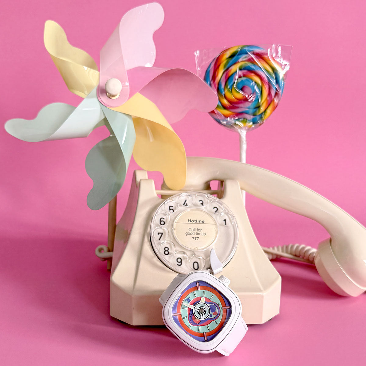 セブンフライデー SEVENFRIDAY Bubble Gum 腕時計 メンズ 自動巻き P1C/06【60回分割手数料無料！】