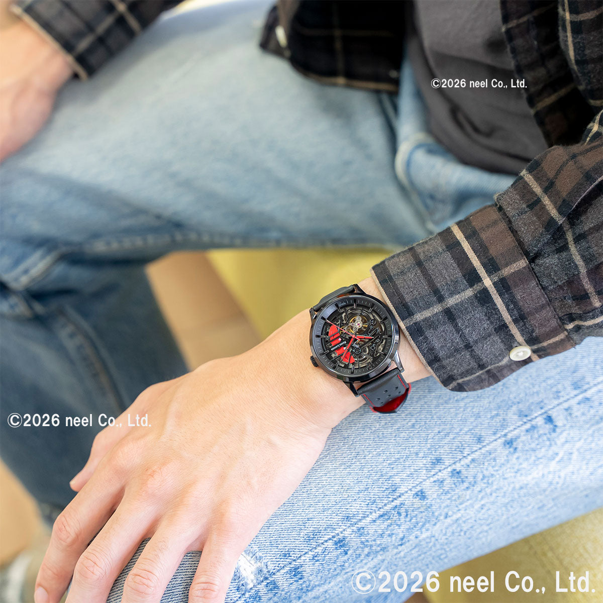 ピエールラニエ PIERRE LANNIER メンズ 腕時計 自動巻き パドック PADDOCK 43mm P338A433 ラウンド 革ベルト レッド【60回分割手数料無料！】