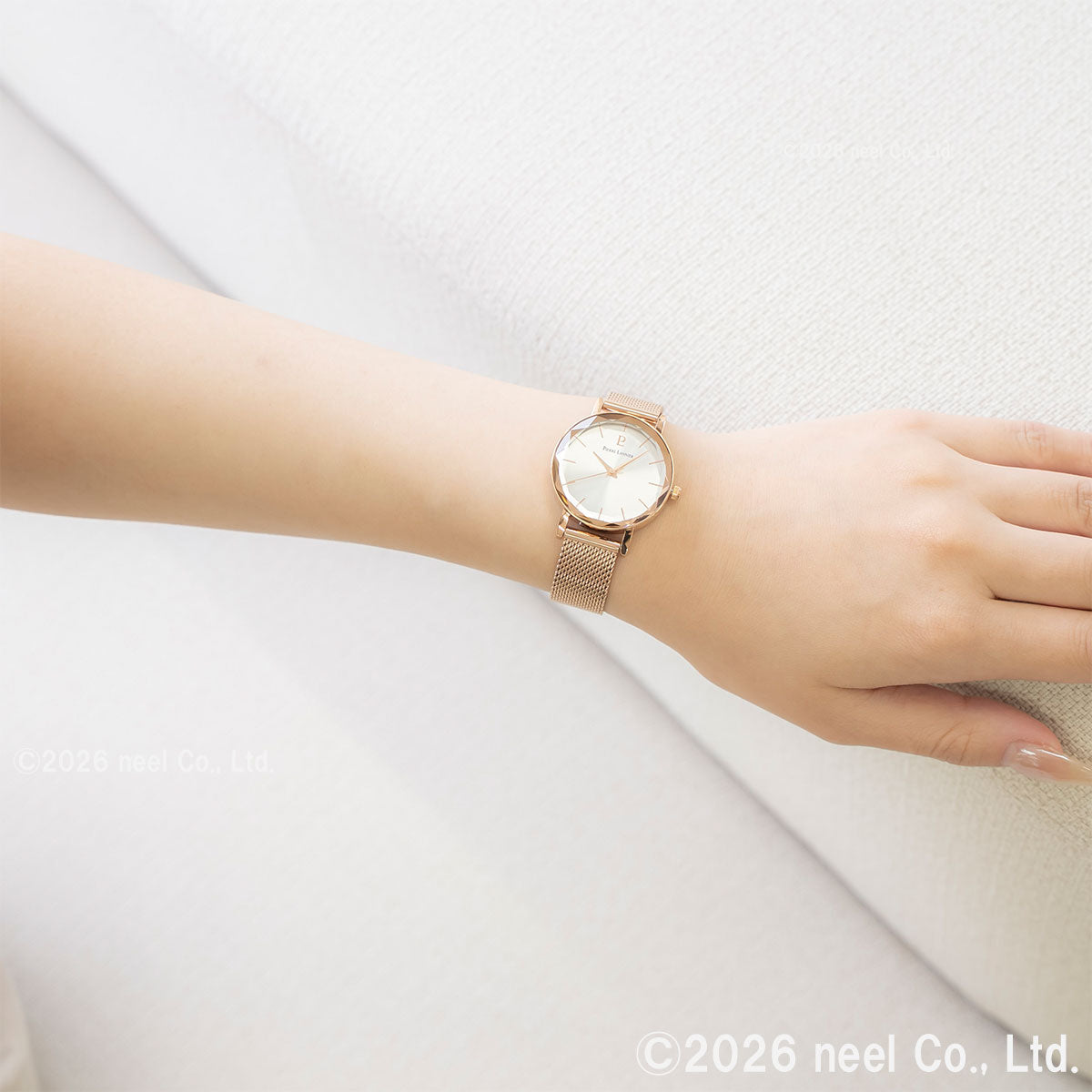 ピエールラニエ PIERRE LANNIER レディース 腕時計 クオーツ マルチプル MULTIPLES 30mm P499B929 ラウンド メッシュベルト ピンクゴールド