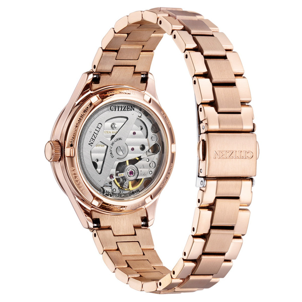 シチズンコレクション CITIZEN COLLECTION メカニカル 自動巻き 機械式 オープンハート 限定モデル 桜 腕時計 レディース PC1015-59W【2026 新作】