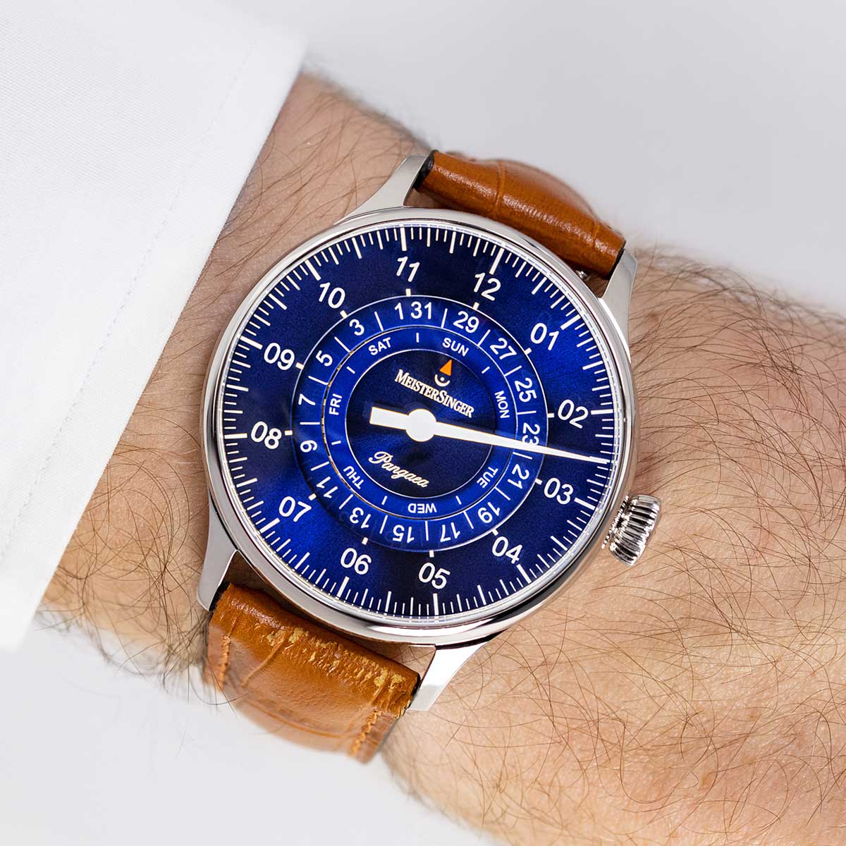 マイスタージンガー MeisterSinger パンゲア サンバーストブルー Pangaea Sunburst Blue 自動巻き 腕時計 メンズ レディース PDD908【2026 新作】【60回分割手数料無料！】