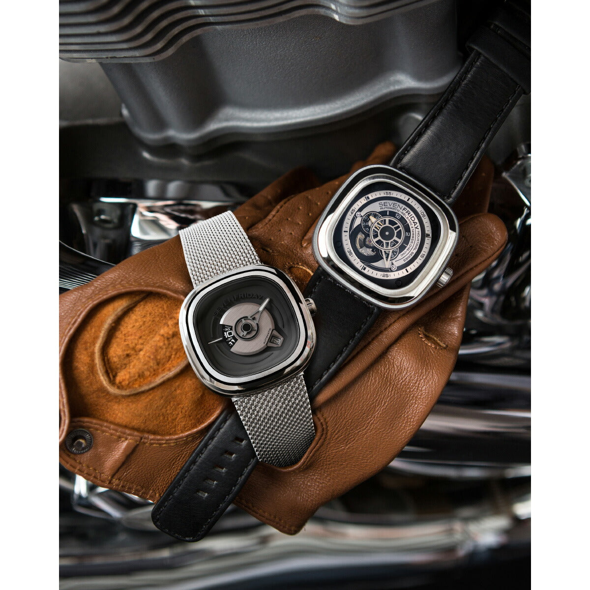 セブンフライデー SEVENFRIDAY PE1/01 M PE-Series 腕時計 メンズ 自動巻き