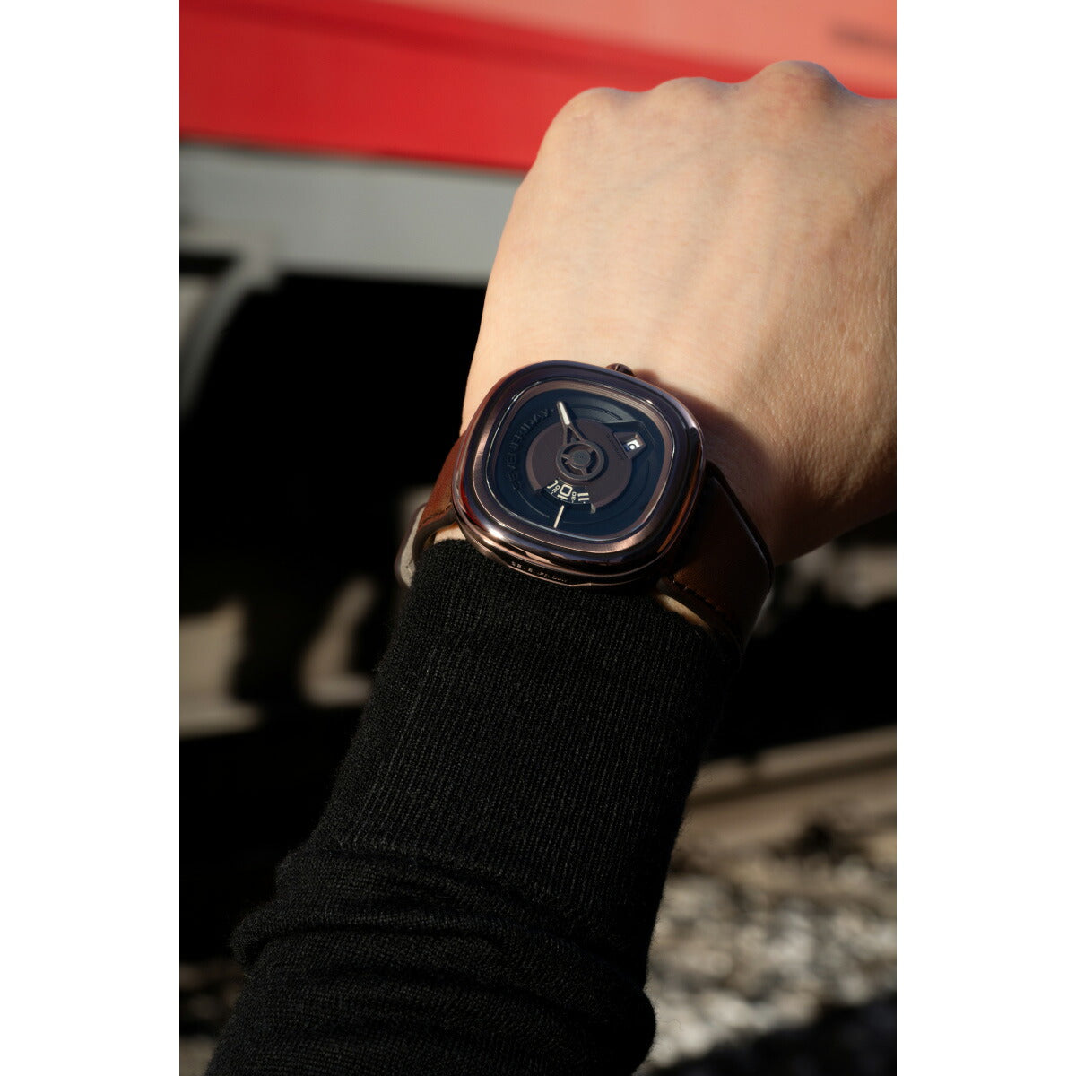 セブンフライデー SEVENFRIDAY PE2/01 PE-Series 腕時計 メンズ 自動巻き