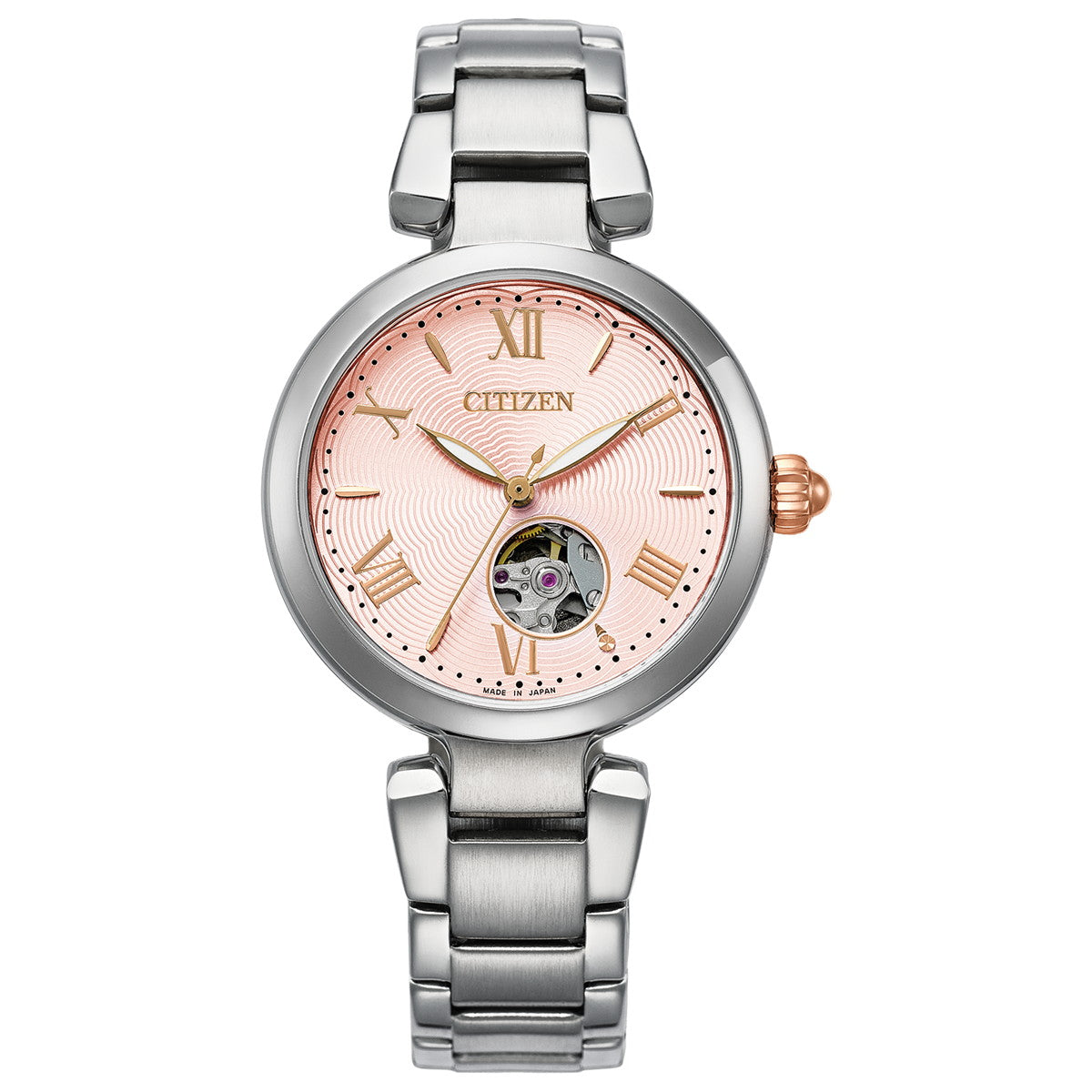 シチズンコレクション CITIZEN COLLECTION メカニカル 自動巻き 機械式 オープンハート 腕時計 レディース PR1050-50W【2026 新作】