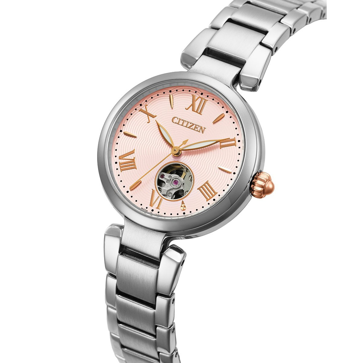 シチズンコレクション CITIZEN COLLECTION メカニカル 自動巻き 機械式 オープンハート 腕時計 レディース PR1050-50W【2026 新作】