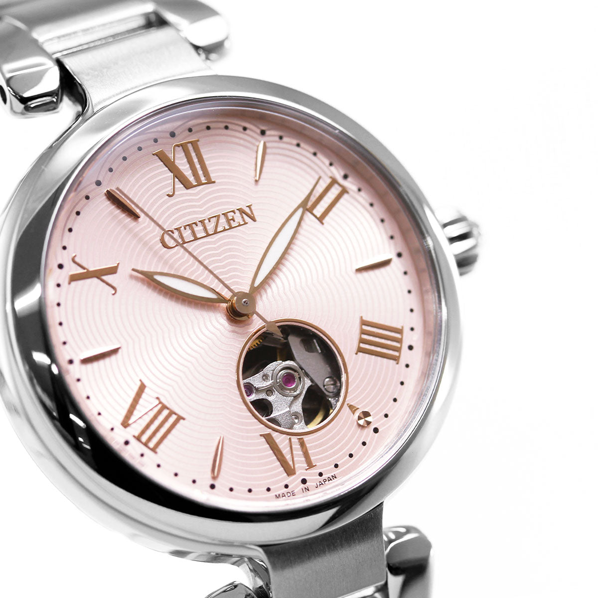 シチズンコレクション CITIZEN COLLECTION メカニカル 自動巻き 機械式 オープンハート 腕時計 レディース PR1050-50W【2026 新作】