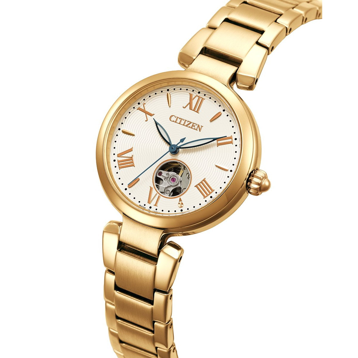 シチズンコレクション CITIZEN COLLECTION メカニカル 自動巻き 機械式 オープンハート 腕時計 レディース PR1052-54A【2026 新作】