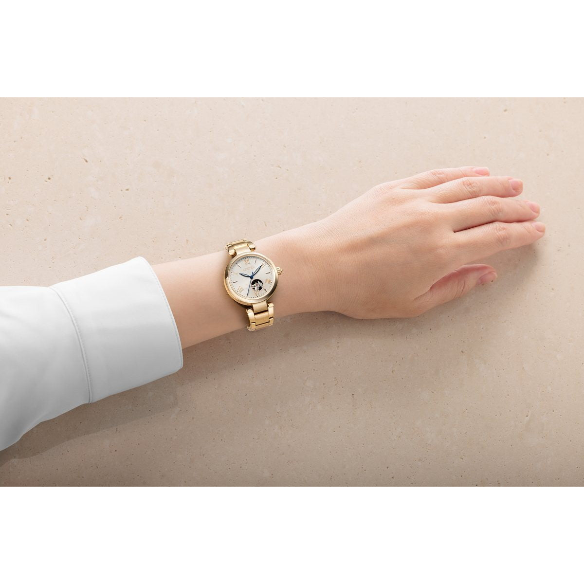 シチズンコレクション CITIZEN COLLECTION メカニカル 自動巻き 機械式 オープンハート 腕時計 レディース PR1052-54A【2026 新作】