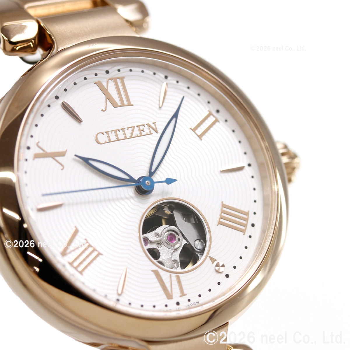 シチズンコレクション CITIZEN COLLECTION メカニカル 自動巻き 機械式 オープンハート 腕時計 レディース PR1052-54A【2026 新作】