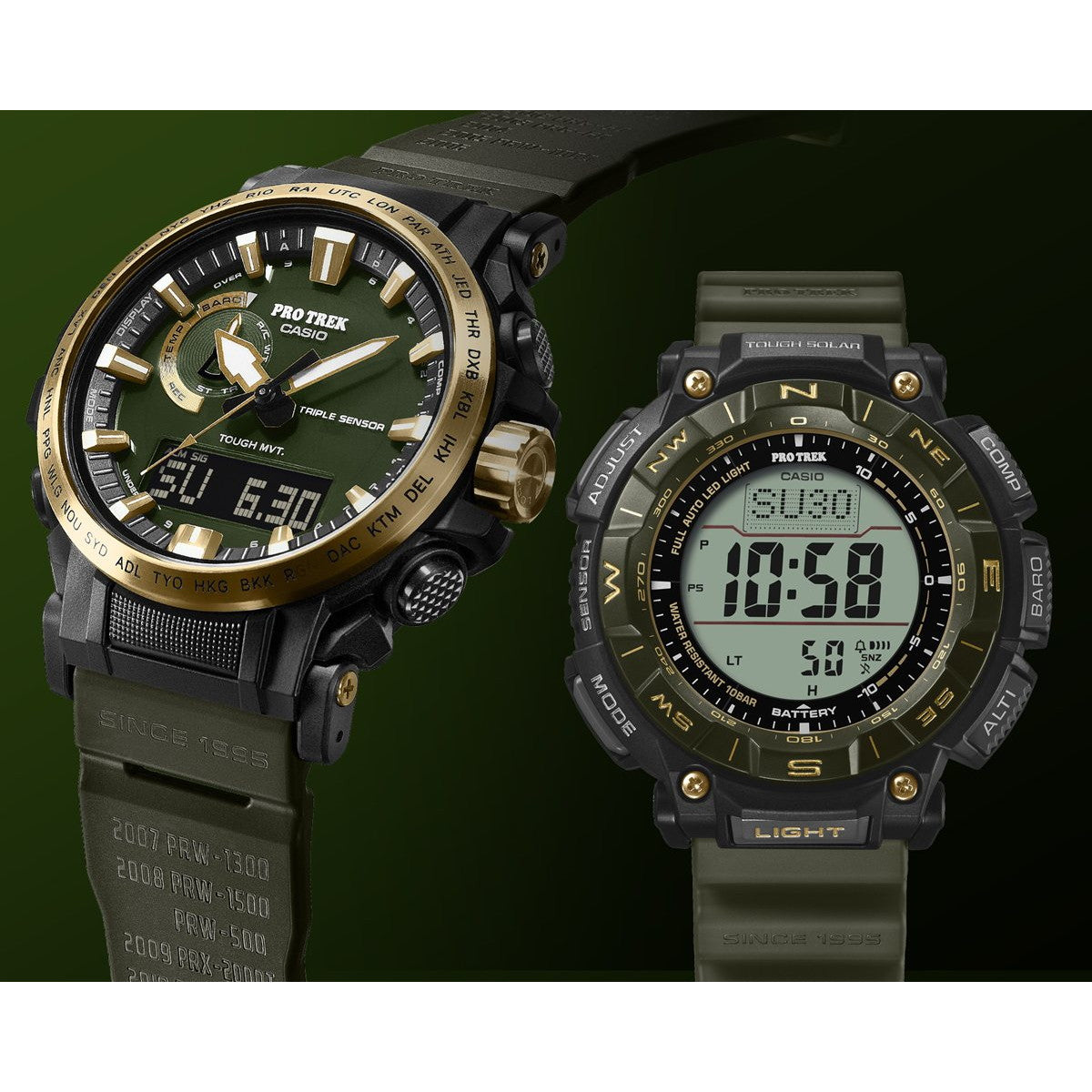 カシオ プロトレック CASIO PRO TREK ソーラー 腕時計 メンズ PRG-340ANS-3JR 30th Anniversary Model【2025 新作】