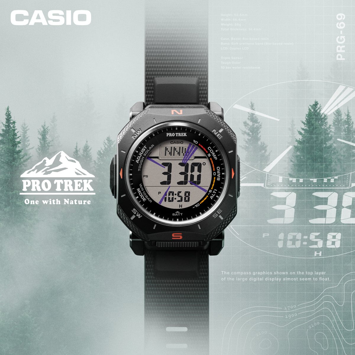カシオ プロトレック CASIO PRO TREK ソーラー 腕時計 メンズ Climber Line PRG-69-1JF【2026 新作】