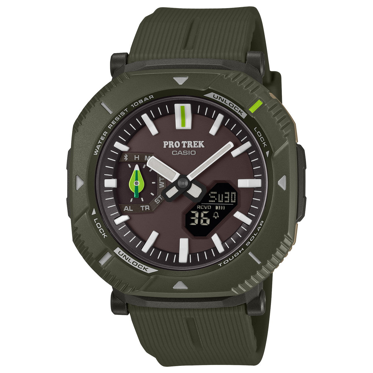カシオ プロトレック CASIO PRO TREK 日本自然保護協会 かえるのピクルス コラボ 限定 ソーラー 腕時計 メンズ Hiker Line PRJ-B001NJ-3JR【2026 新作】