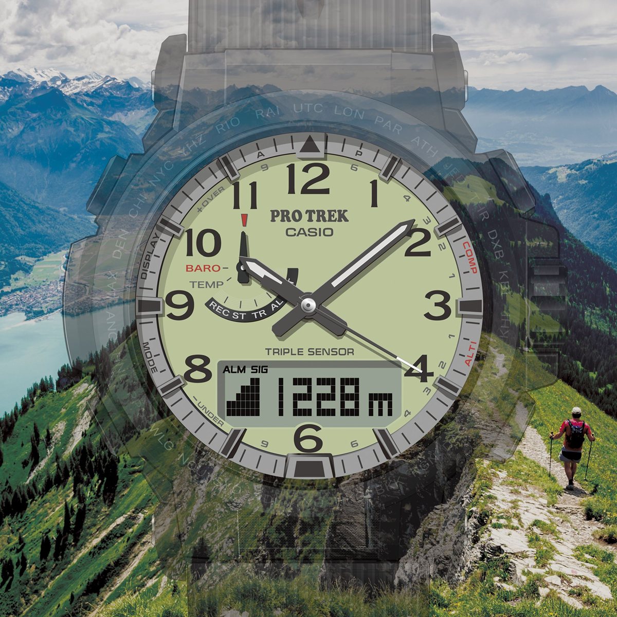 カシオ プロトレック CASIO PRO TREK 電波 ソーラー 腕時計 メンズ タフソーラー Climber Line PRW-51LD-1JF【2026 新作】