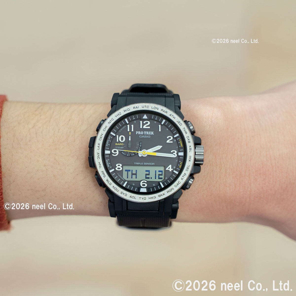 カシオ プロトレック CASIO PRO TREK 電波 ソーラー 腕時計 メンズ タフソーラー Climber Line PRW-51Y-1JF