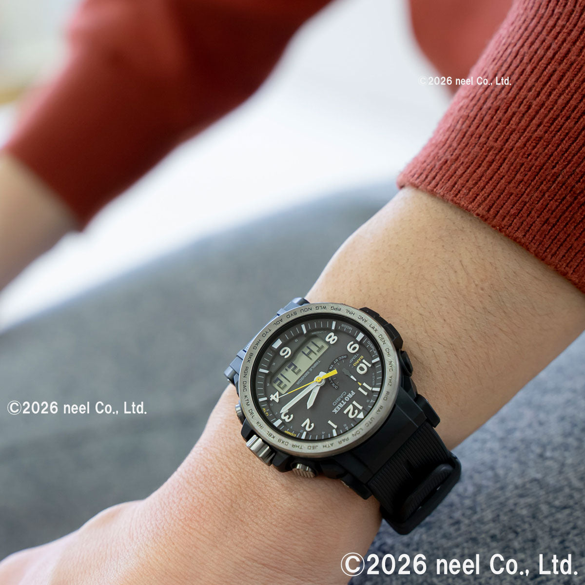カシオ プロトレック CASIO PRO TREK 電波 ソーラー 腕時計 メンズ タフソーラー Climber Line PRW-51Y-1JF