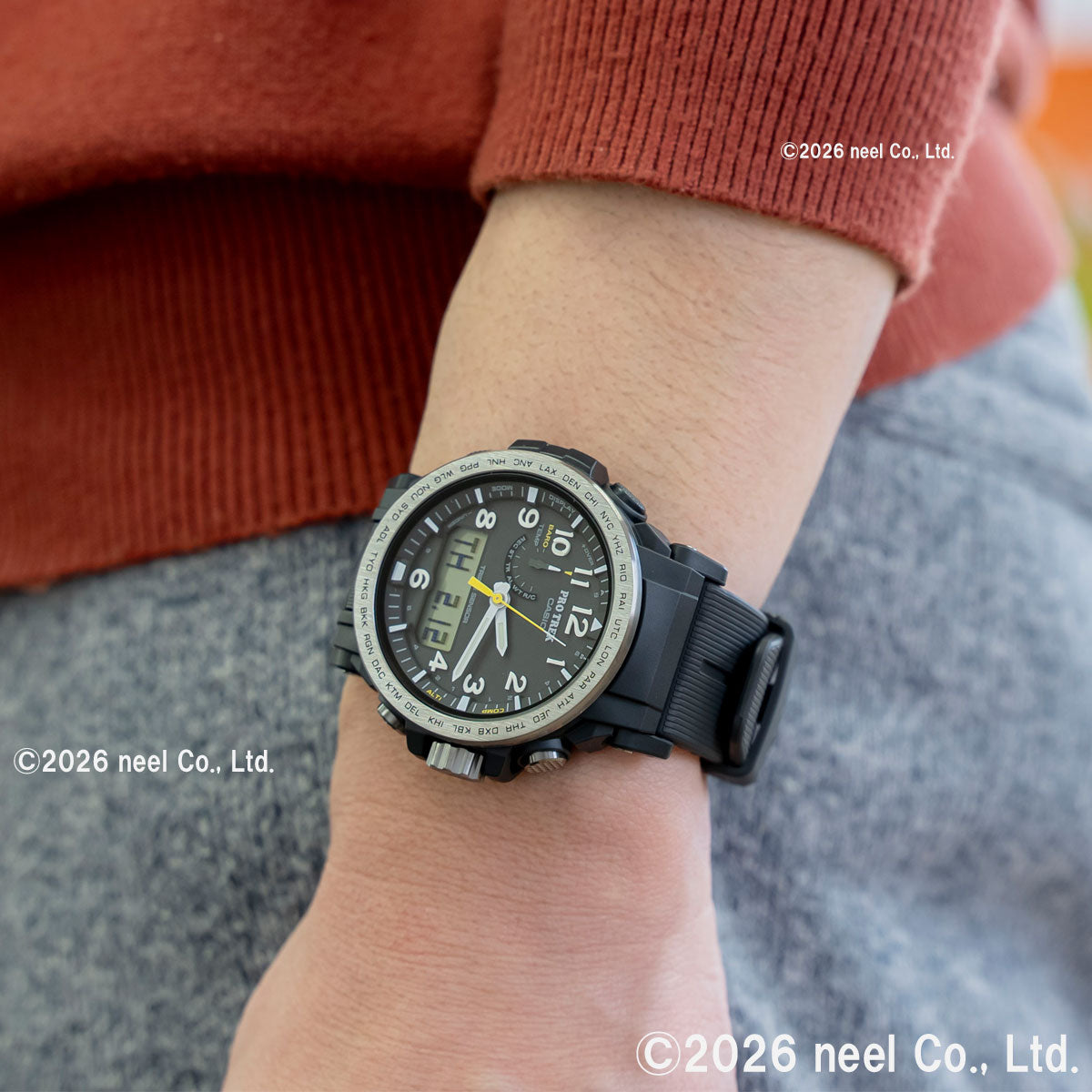 カシオ プロトレック CASIO PRO TREK 電波 ソーラー 腕時計 メンズ タフソーラー Climber Line PRW-51Y-1JF