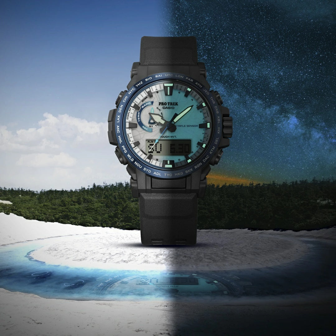 カシオ プロトレック CASIO PRO TREK 電波 ソーラー 腕時計 メンズ Climber Line PRW-61D-2JF 八幡平ドラゴンアイ【2026 新作】