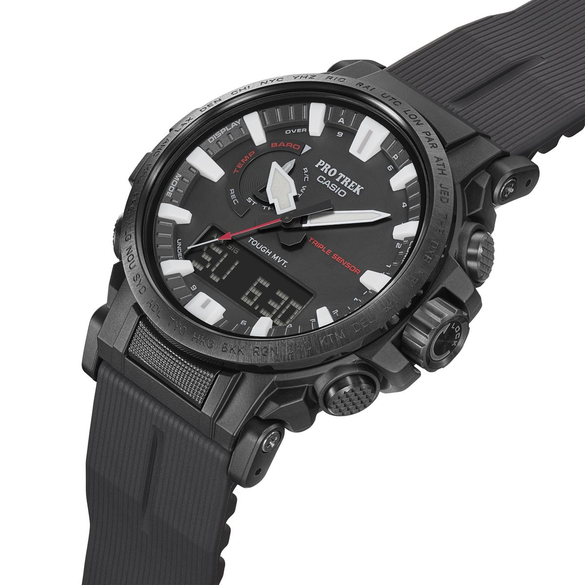 カシオ プロトレック CASIO PRO TREK 電波 ソーラー 腕時計 メンズ Climber Line Compass PRW-61Y –  neel selectshop