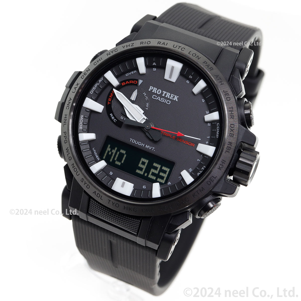 カシオ プロトレック CASIO PRO TREK 電波 ソーラー 腕時計 メンズ Climber Line Compass PRW-61Y-1BJF