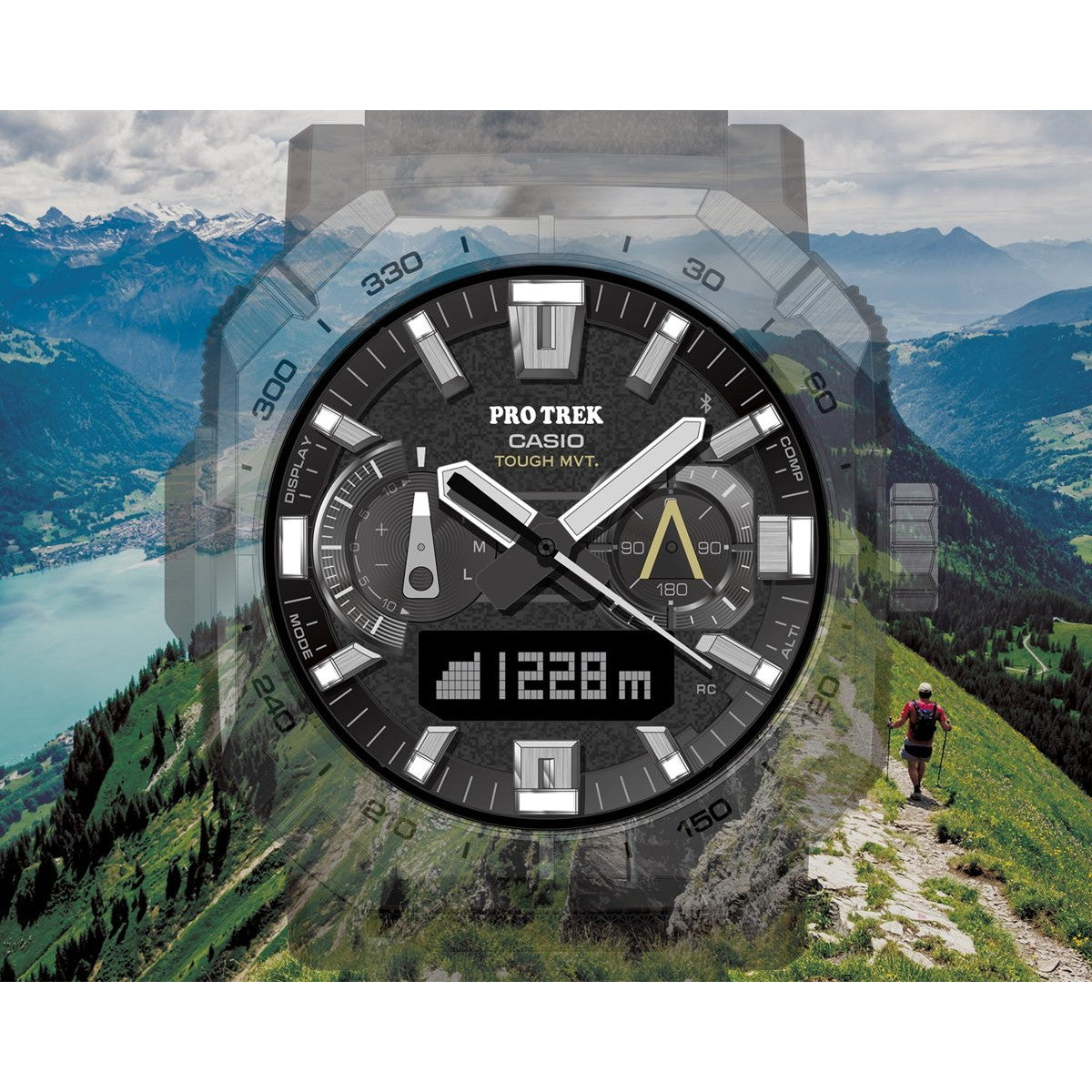 カシオ プロトレック CASIO PRO TREK 電波 ソーラー 腕時計 メンズ Climber Line PRW-B1000-1JF【2025 新作】