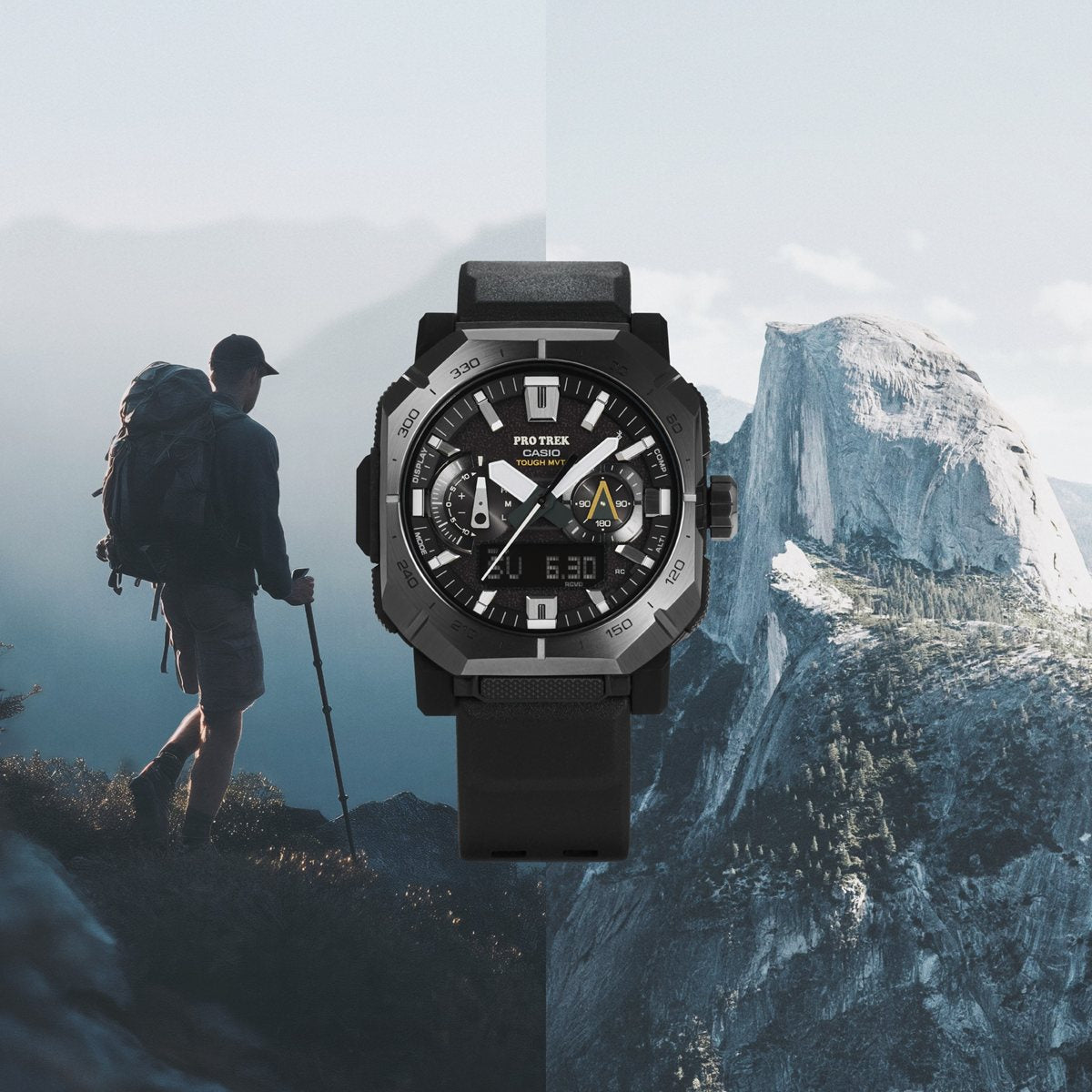 カシオ プロトレック CASIO PRO TREK 電波 ソーラー 腕時計 メンズ Climber Line PRW-B1000-1JF【2025 新作】