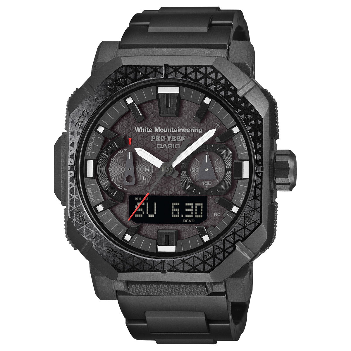 カシオ プロトレック CASIO PRO TREK 電波 ソーラー White Mountaineering コラボ 限定 腕時計 メンズ Climber Line PRW-B1000WM-1JR ホワイトマウンテニアリング【2026 新作】