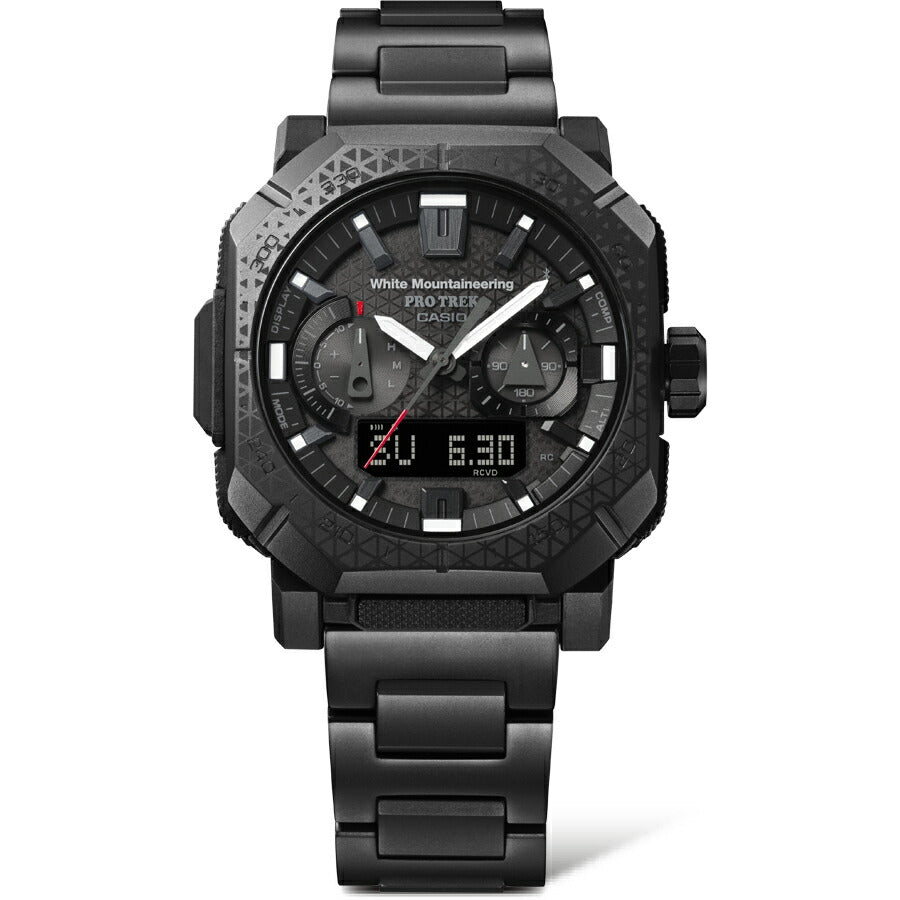 カシオ プロトレック CASIO PRO TREK 電波 ソーラー White Mountaineering コラボ 限定 腕時計 メンズ Climber Line PRW-B1000WM-1JR ホワイトマウンテニアリング【2026 新作】